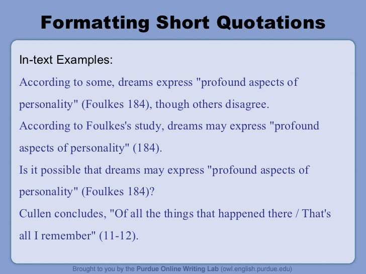 How To Cite A Quote In Mla Essay How To Cite A Quote In Mla Essay